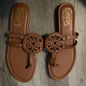 Brown circus sandals by Sam Edelman